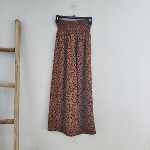 Sienna Sky Cheetah Print Wide Leg Palazzo Pants Size S
